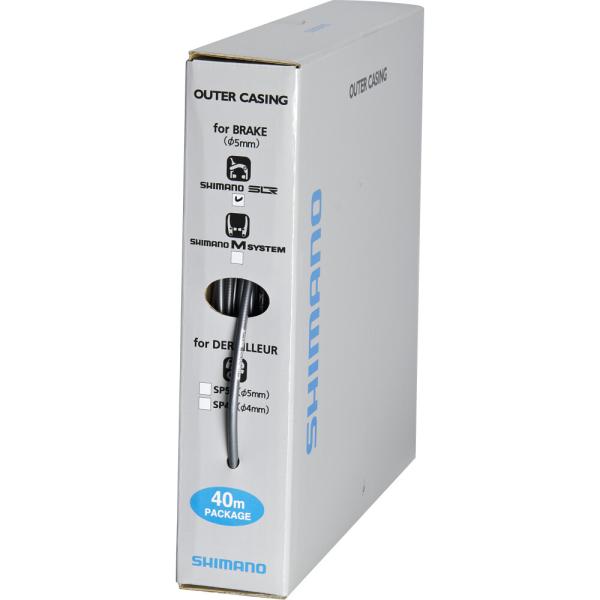 SHIMANO Bremszugau&szlig;enh&uuml;lle SLR 40 m Grau