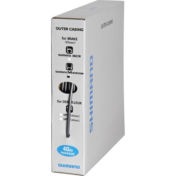 SHIMANO Bremszugau&szlig;enh&uuml;lle MTB 40 m Grau