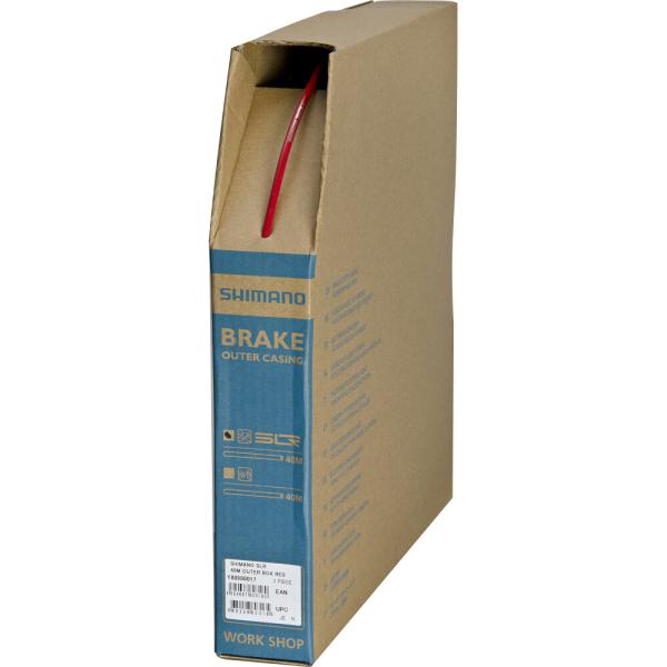 SHIMANO Bremszugau&szlig;enh&uuml;lle SLR 40 m Rot