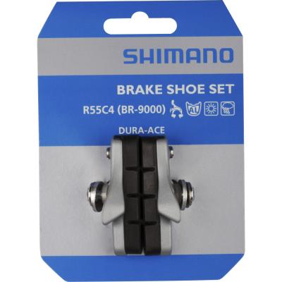 SHIMANO Bremsschuh R55C4 105 Cartridge BR-R7000 1 Paar F&uuml;r Alufelge Silber Produktbild 1