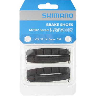 SHIMANO 2 Paar Felgenbremsbelag M70R2 MTB Produktbild 1