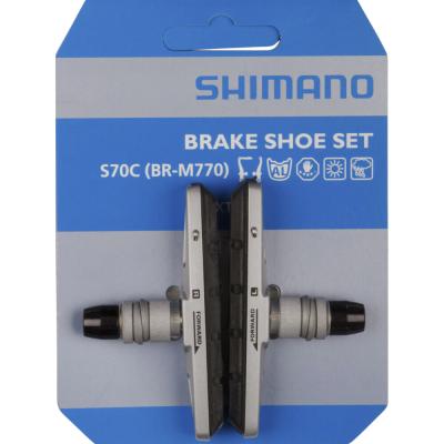 SHIMANO Bremsschuh S70C Cartridge BR-T670 1 Paar F&uuml;r Alufelge Silber Produktbild 1