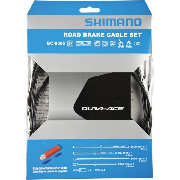 SHIMANO Bremszug-Set DURA-ACE polymerbeschichtet Schwarz